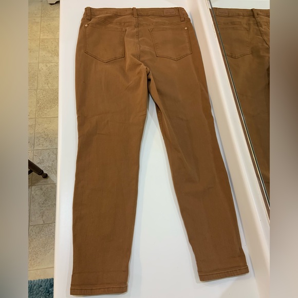 Judy Blue Brown Pants Women Brown 13/31 Slim Fit 31 Waist 32 Hips - Picture 2 of 9